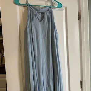 Copper Key Light Blue Mini Dress